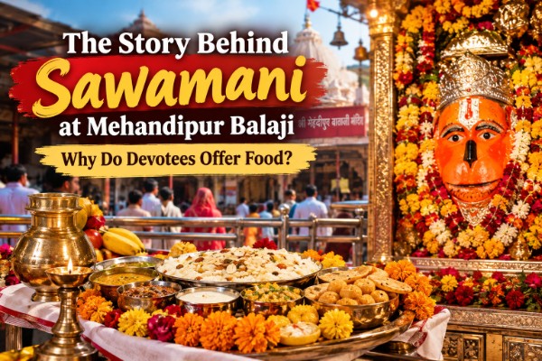 The Story Behind Sawamani at Mehandipur Balaji: Why Do Devotees Offer Food?